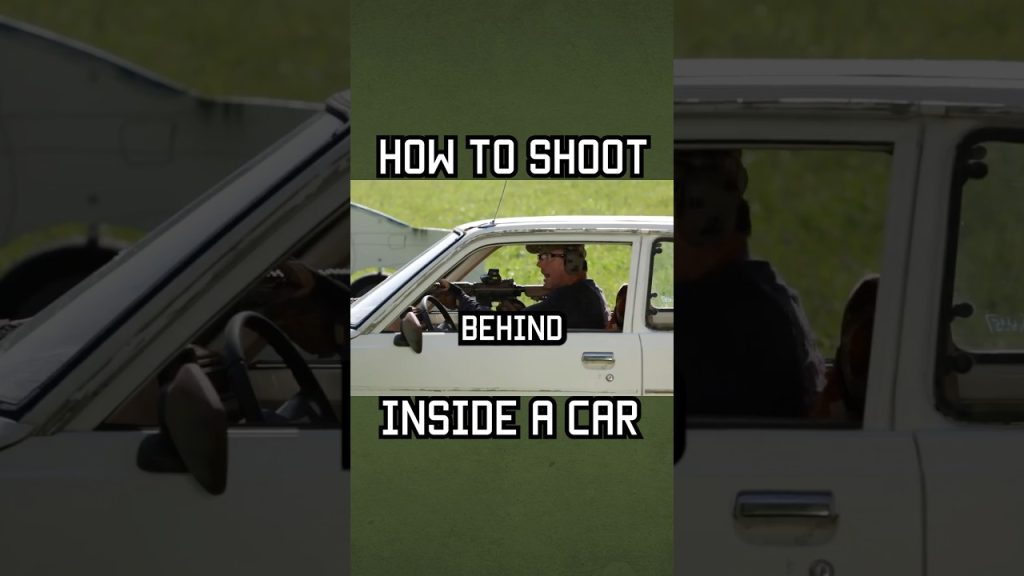How to safely shoot from inside a car #shorts #car #selfdefense