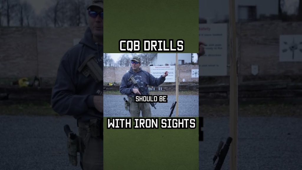 Special Forces CQB Drills with Iron Sights #shorts #specialforces