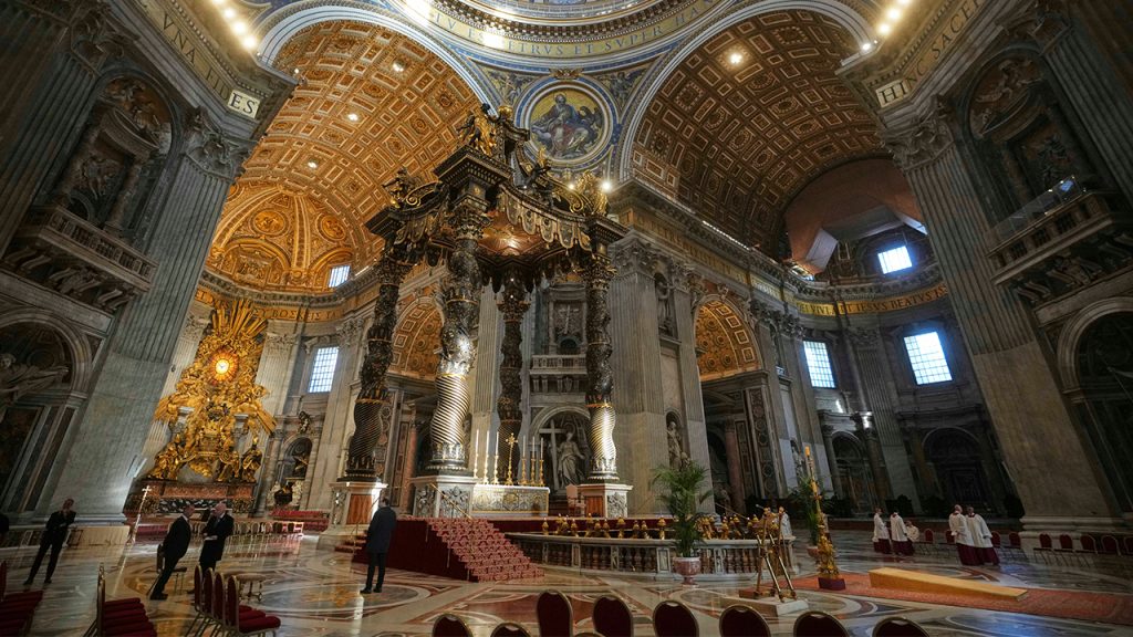 Man hauled away by security after urinating on main altar at St. Peter’s Basilica: report Man hauled away by security after urinating on main altar at St. Peter’s Basilica: report