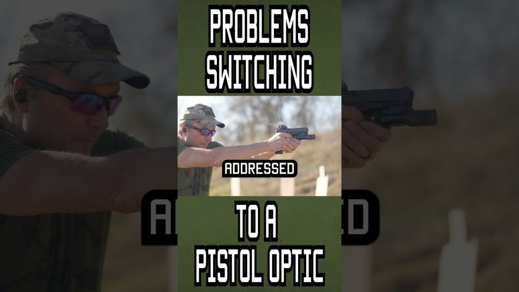 Problems switching to a pistol optic? #shorts #shoot
