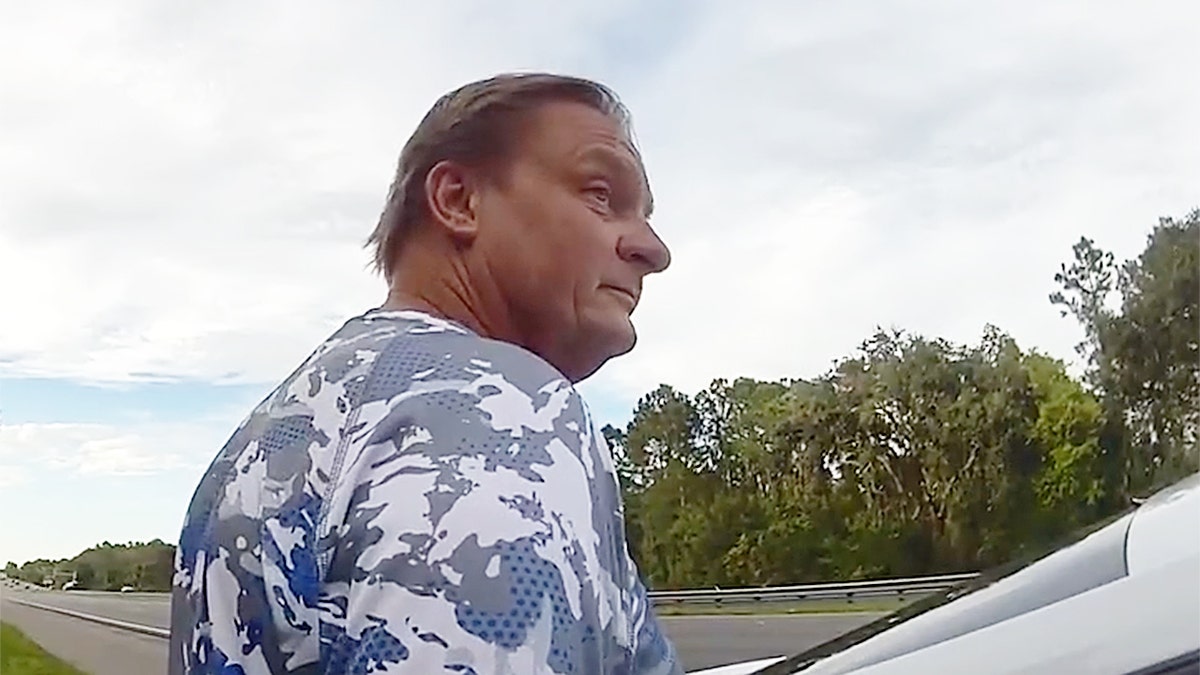Florida Michael Stanek pulled over for speeding