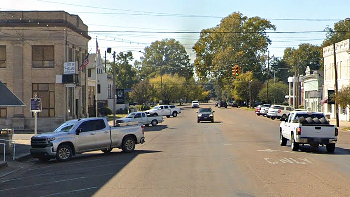 A street in Leland, Mississippi