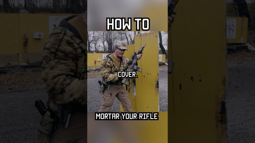 The trick to “mortar” your rifle #shorts #military #specialforces #tips