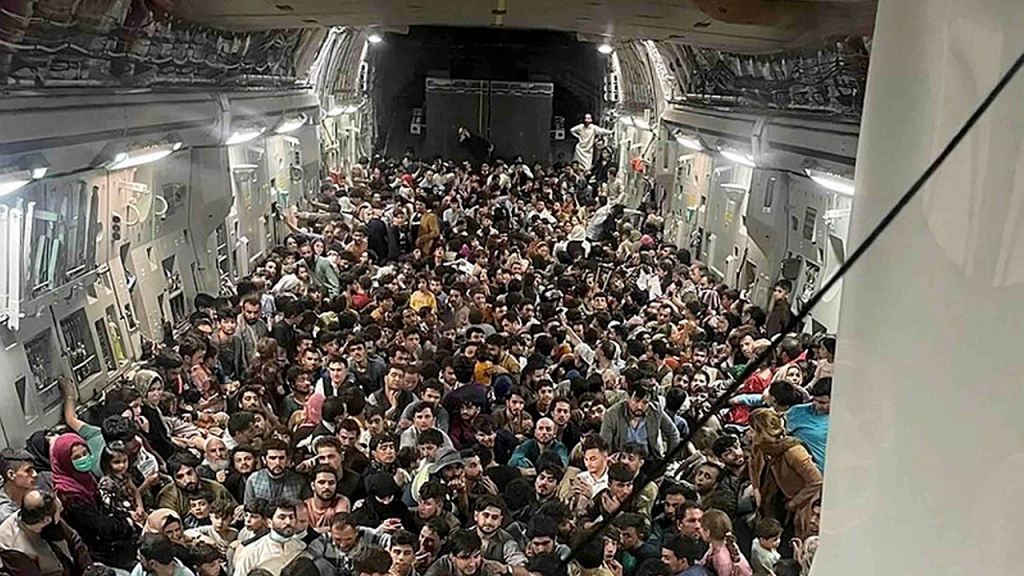 Afghan withdrawal refugees had ‘free rein’ on US bases in 2021, sources said, leaving in Ubers untracked