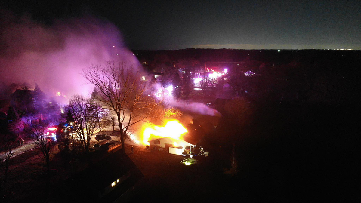 House set on fire in Illinois