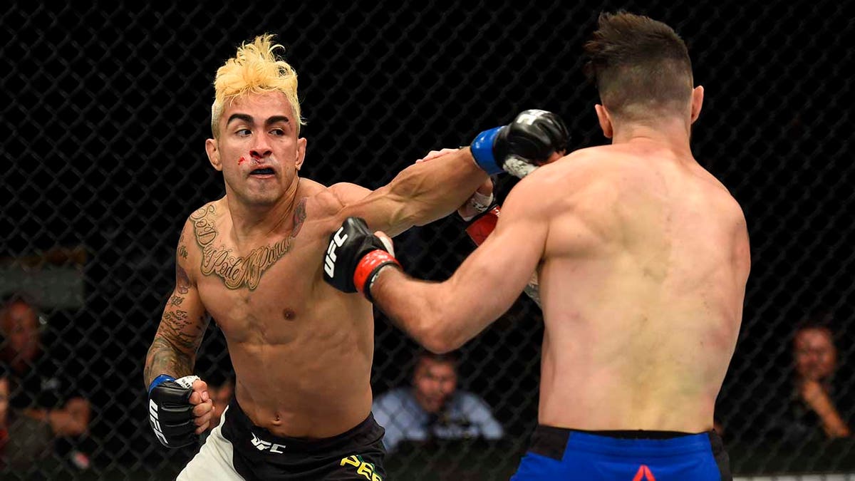 Godofredo Pepey punches