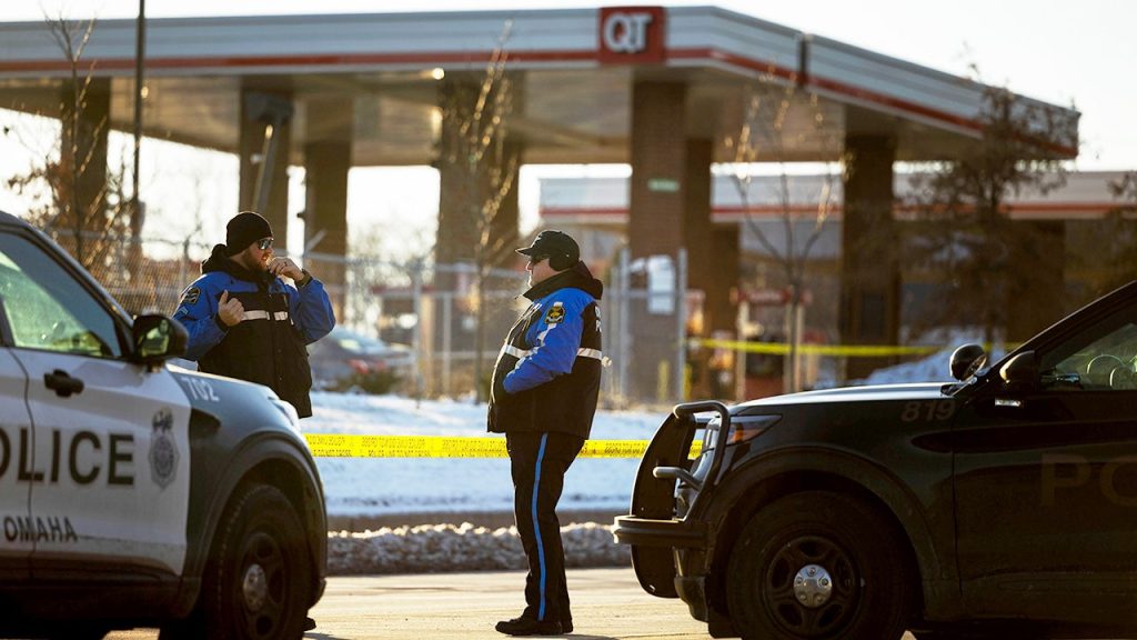 Omaha bystander flees gas station bathroom moments before armed man fires on officers