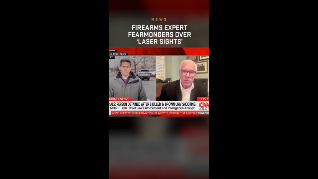 They are now portraying ‘Laser Sights’ as scary 👻