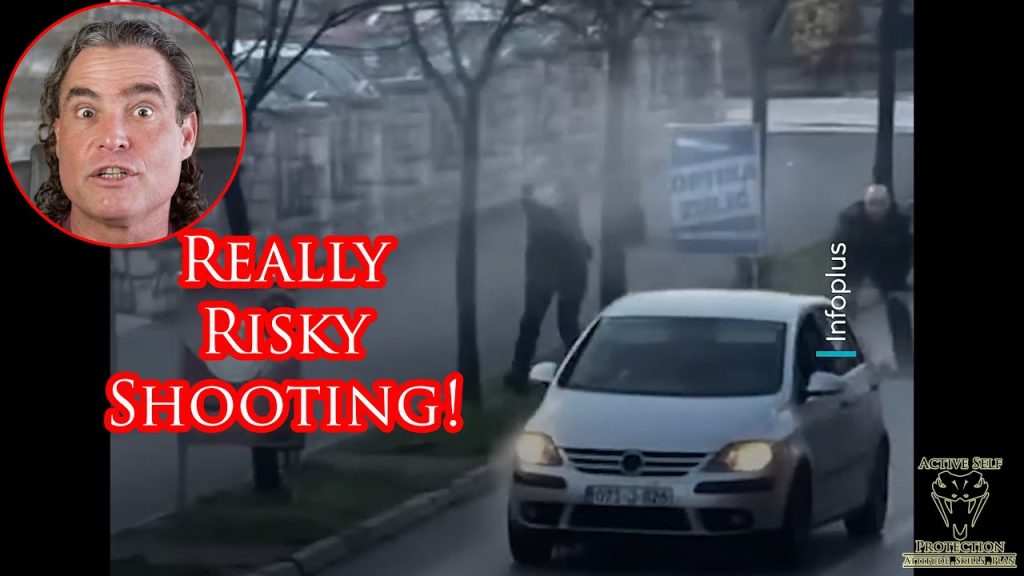 Robbery Turns Into Scary Gunfight For Bystanders!