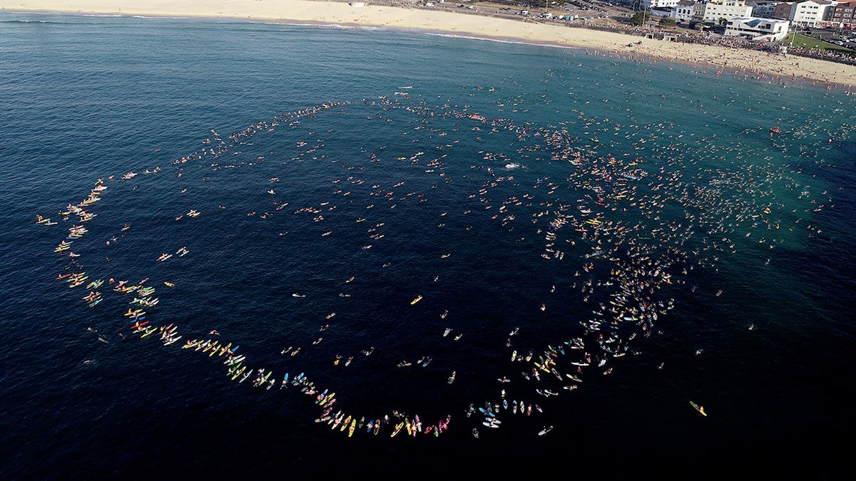 Paddle-out held for Bondi Beach shooting victims