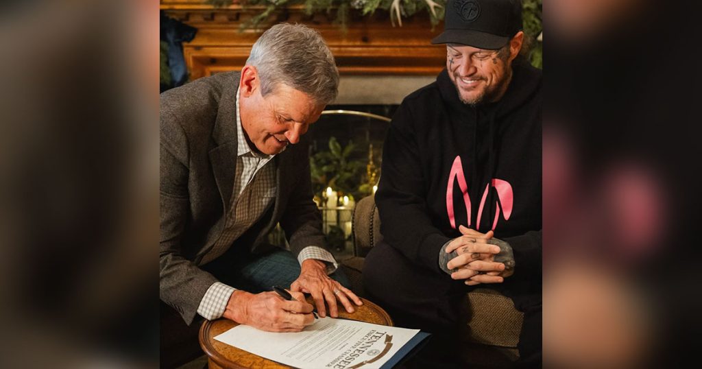 Jelly Roll Receives Full Pardon from Tennessee Governor Bill Lee for Drug, Robbery Convictions