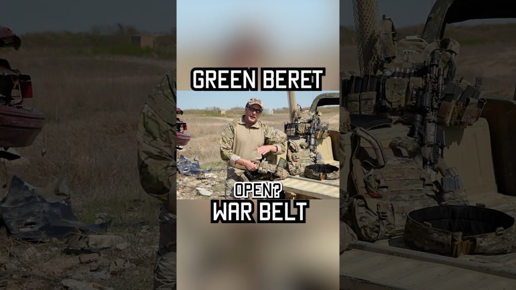 What’s in a Green Beret War Belt? #greenberet #military #specialforces #shorts