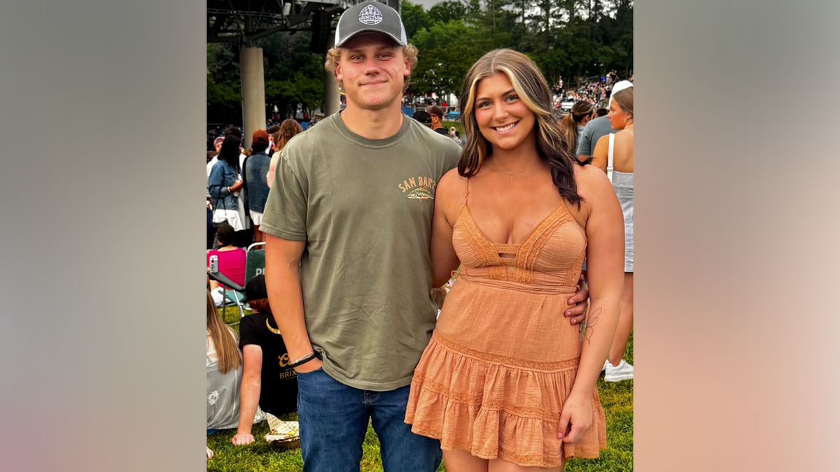 Fletcher Harris and Skylar Provenza are shown in a photo taken before their deaths. The two were killed in a DUI crash, according to authorities.