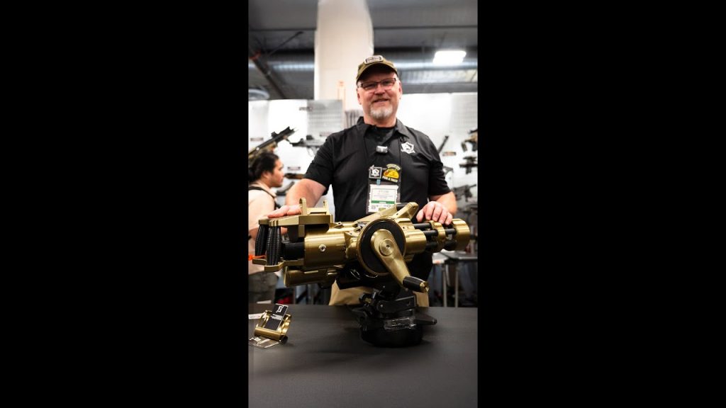 5.56 Gatling gun Gun at SHOT Show 2026 💥