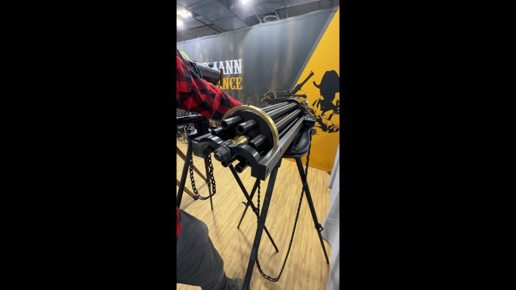 What is the perfect Gatling Gun caliber for home defense 😂