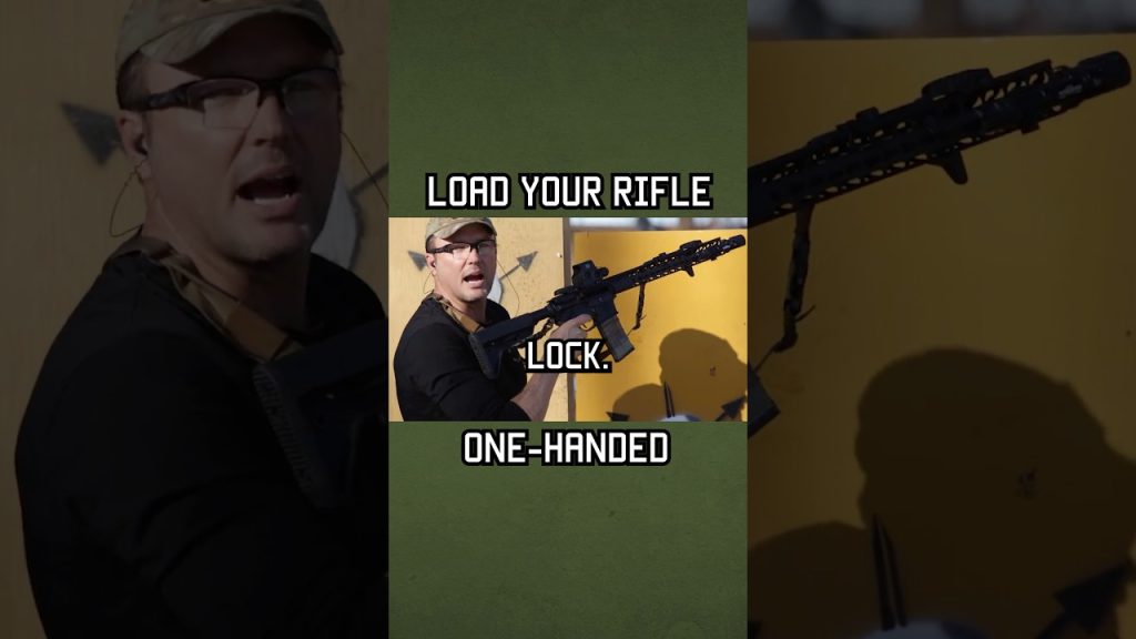 How to load ONE-HANDED, the Special Forces way #specialforces #military #tips