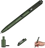 OLIGHT O'Pen Glow EDC Pen Light, 120 Lumens with Green Beam, Rechargeable LED Flashlight for Outdoor Uses, Writing, Adventure, Professional Business Gift(OD Green)
