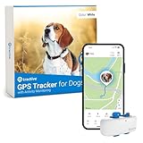 Tractive Smart Dog GPS Tracker | Live Pet Tracker with Virtual Fence | Vital Signs Monitoring of Heart & Respiratory Rate | Dog Collar Attachment (White)