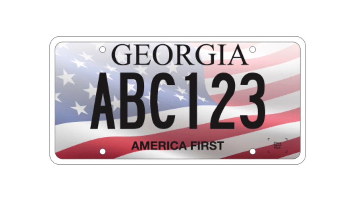 Georgia offers 'America First' license plate