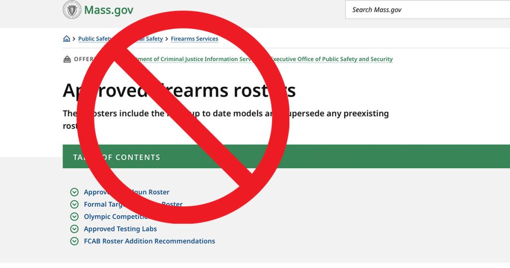 DOJ Backs FPC in Lawsuit Challenging Massachusetts Ban on Commonly Owned Pistols DOJ Backs FPC in Lawsuit Challenging Massachusetts Ban on Commonly Owned Pistols