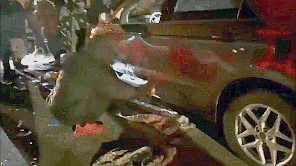 Anti-ICE threat spray-painted on vehicle believed to be used by federal officers during Minneapolis unrest Anti-ICE threat spray-painted on vehicle believed to be used by federal officers during Minneapolis unrest