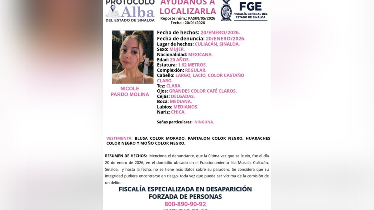 missing persons flier