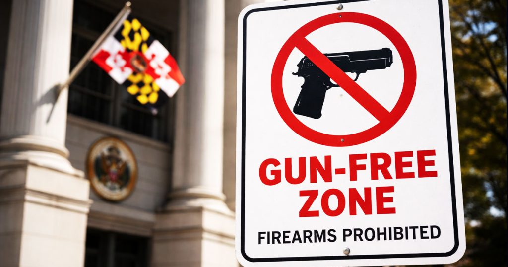 Split Decision in Gun Rights Case: Maryland Law Upheld in Most Places, Rejected on Private Property Carry