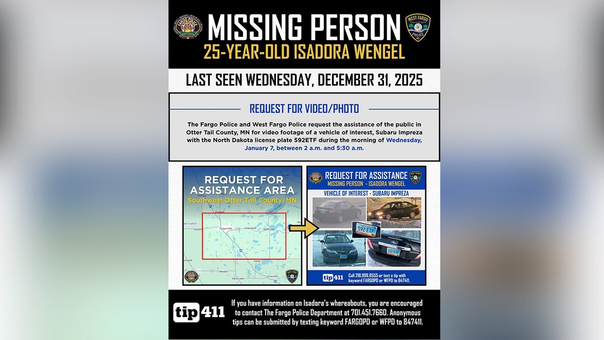 flier of black car wanted