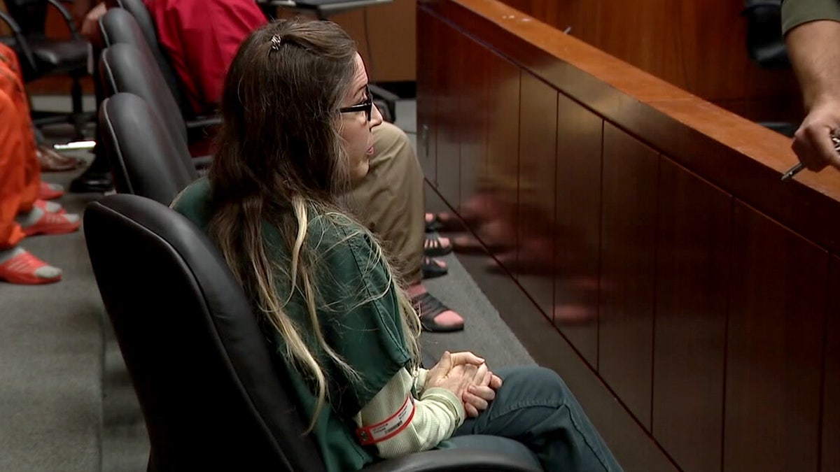 Shannon O'Connor sitting in court.