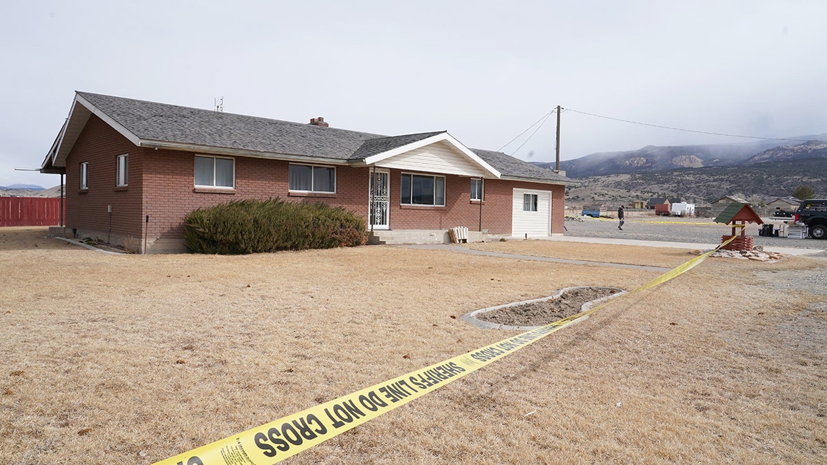 The scene of a triple murder in Wayne County, Utah