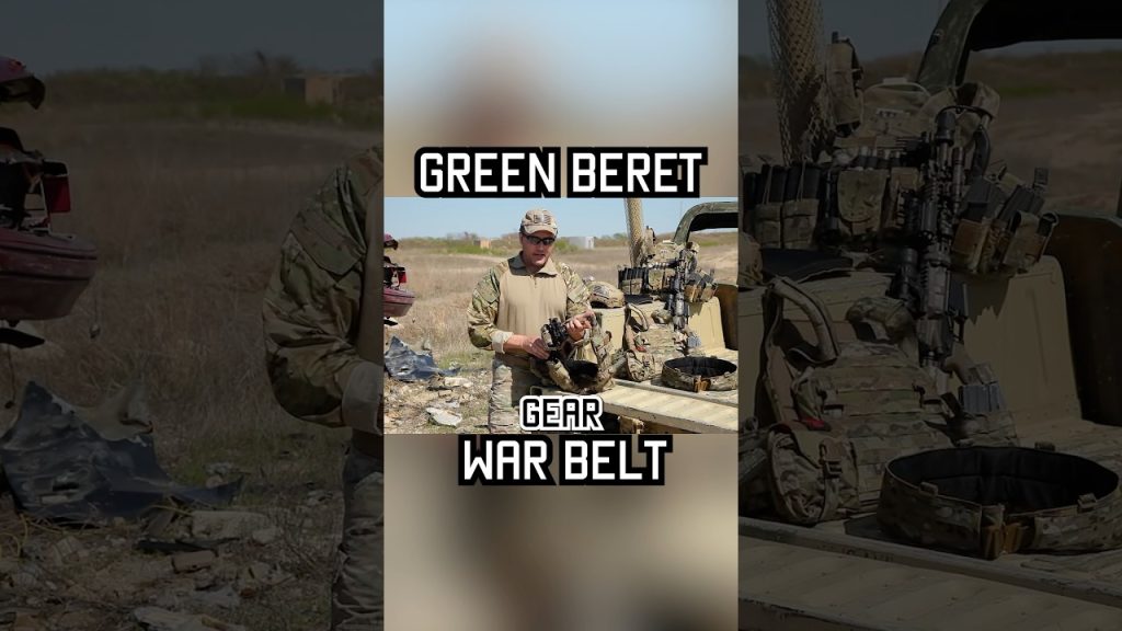 How Green Berets set up their War Belt #greenberet #specialforces #military #gear #shorts