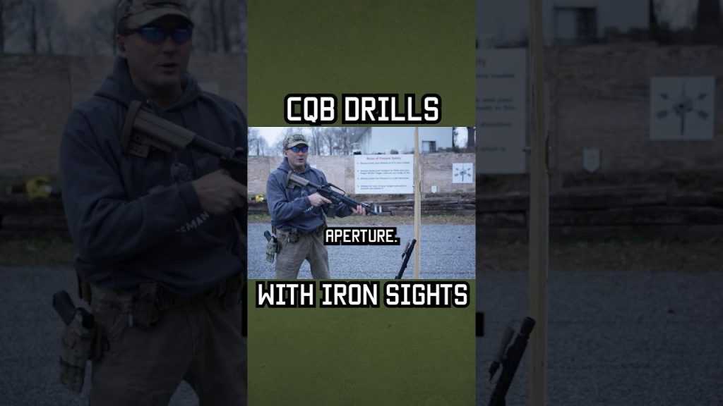 CQB Drills with Iron Sights #specialforces #training