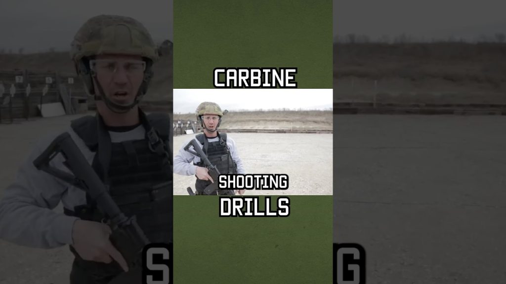 Carbine Shooting Drills for you to try! #shorts #military #training