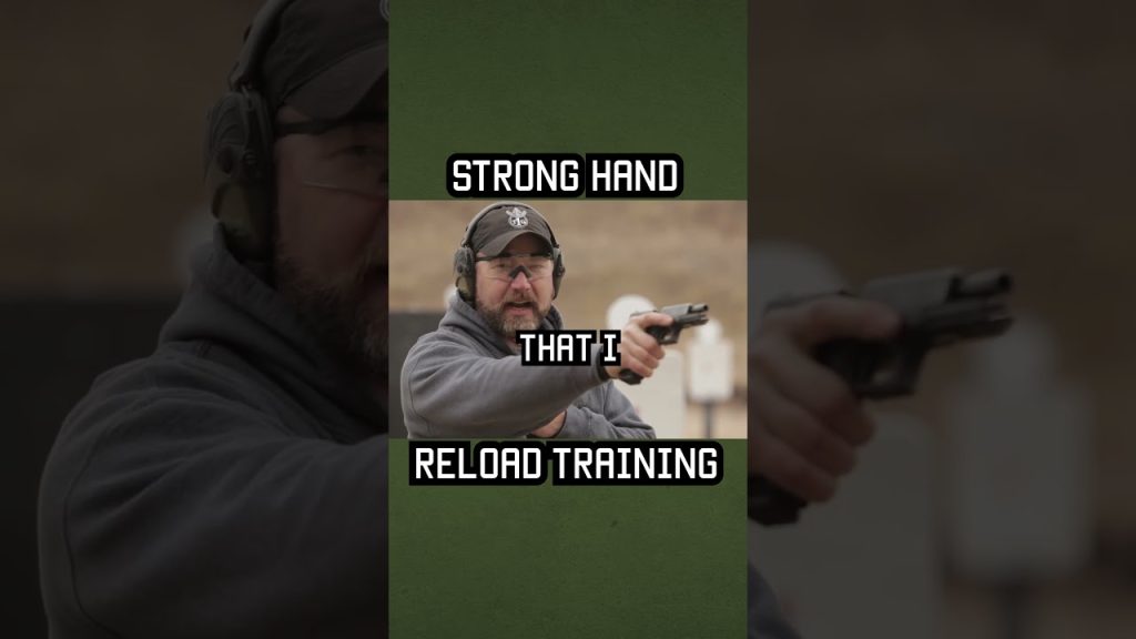 Strong Hand Reload Training Tip #shorts #pistol #specialforces #military