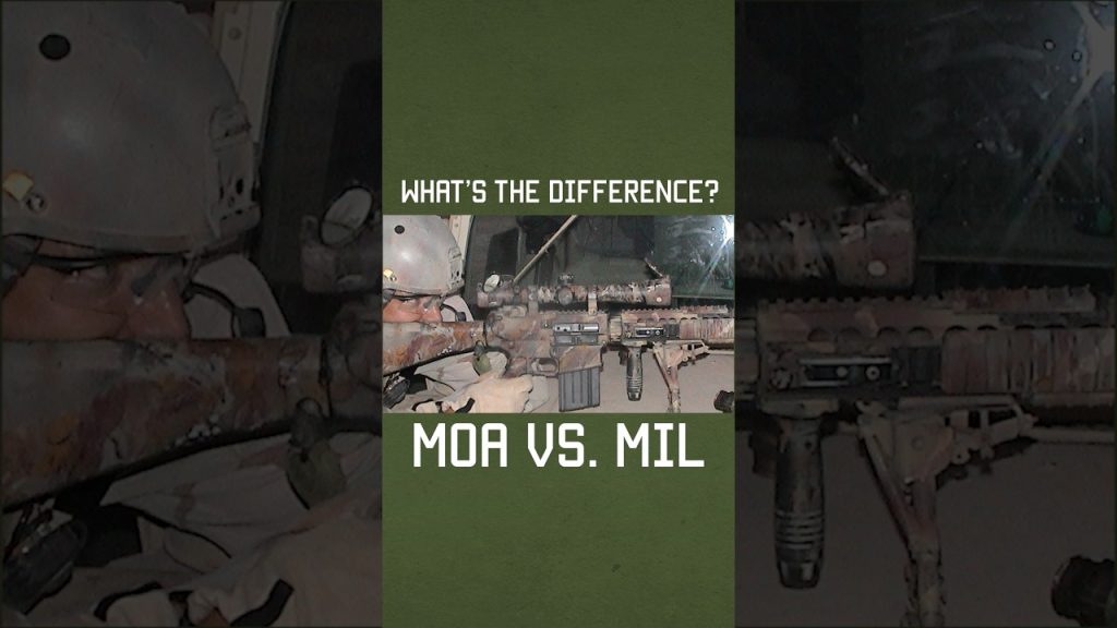 What’s the difference between MOA and MIL? #sniper #military #specialforces