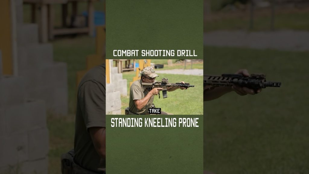 Combat Shooting Drill: Standing Kneeling Prone #specialforces #military #army #training