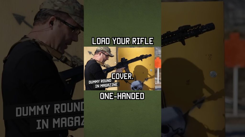 How to load your rifle with only one hand! #training #shorts #military #specialforces