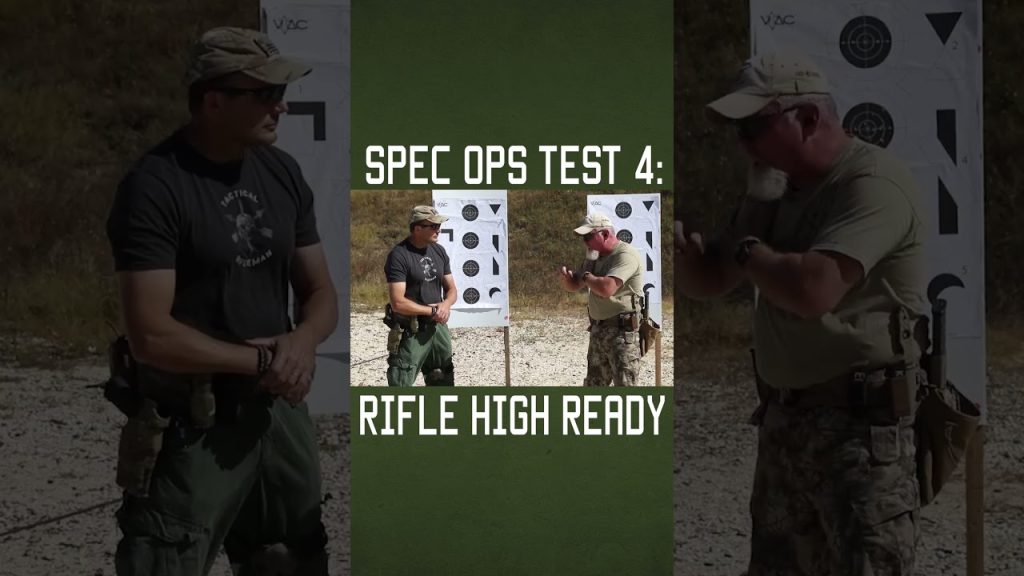 Spec Ops Test 4: Rifle High Ready #shorts #specialforces #military