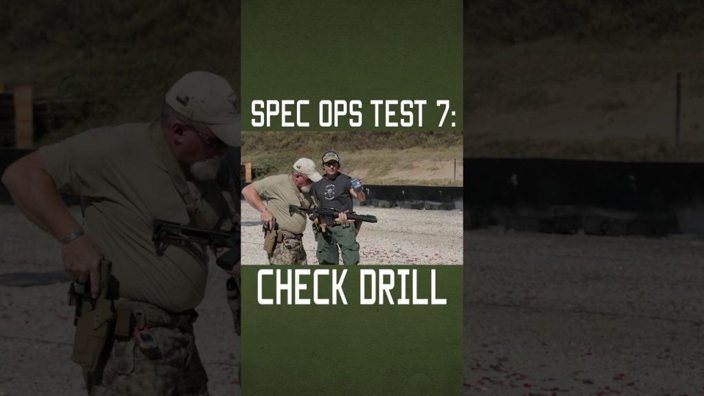 Spec Ops Test 7: Check Drill #shorts #training #specialforces