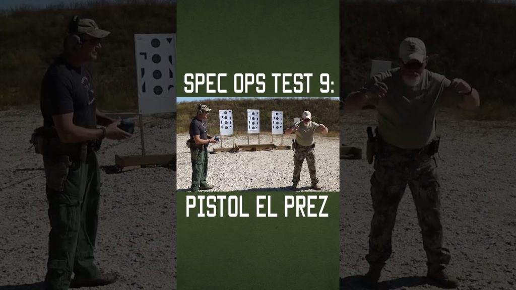 Spec Ops Test 9: Pistol El Prez #shorts #military #pistol