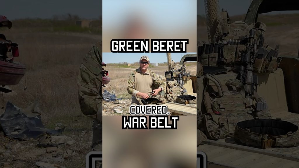 Green Beret War Belt #shorts #greenberet #specialforces