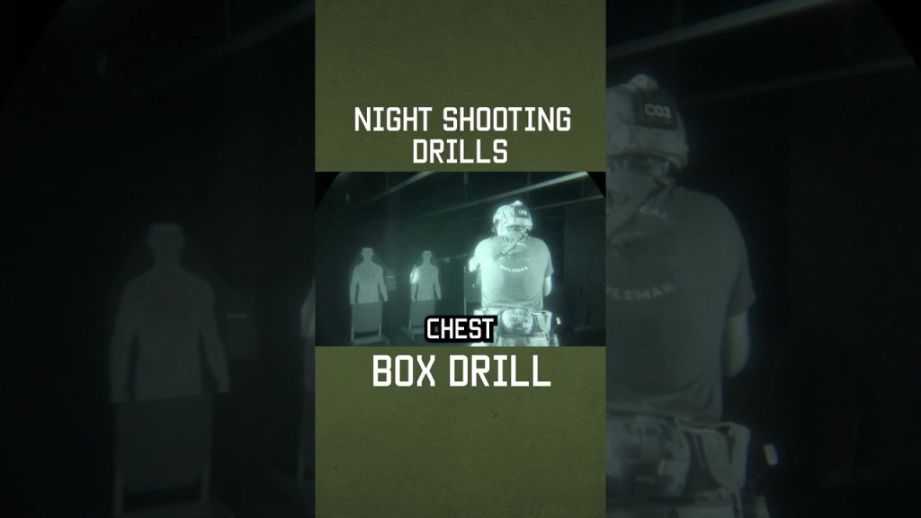 Night Shooting Drills: Box Drill #nightvision #specialforces #military
