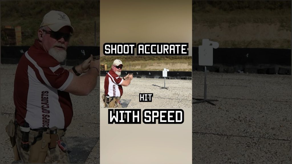 How to shoot accurately with speed #pistol #shorts #military #tips #lawenforcement