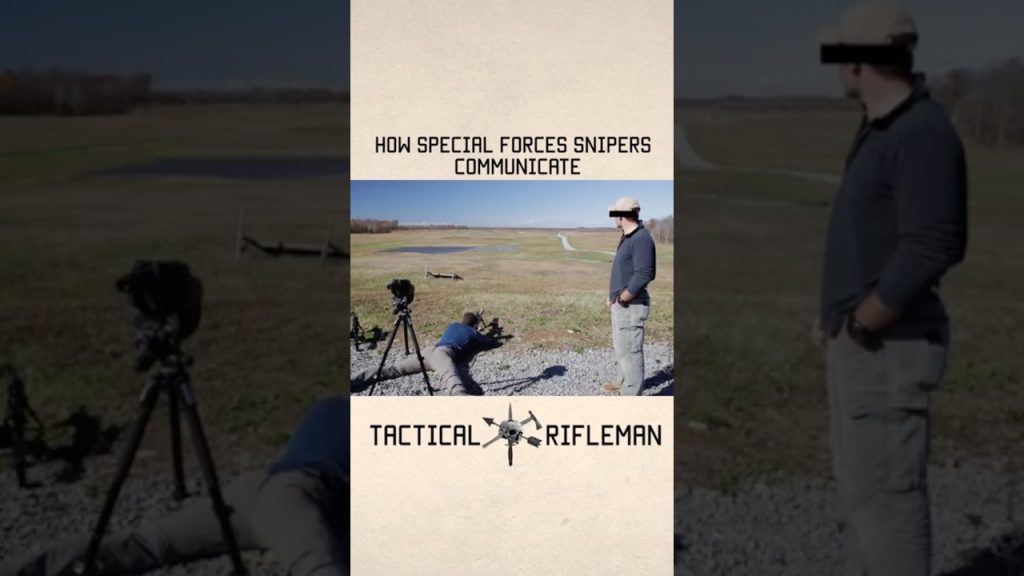 How Special Forces snipers communicate. #sniper #tacticalrifleman #reel