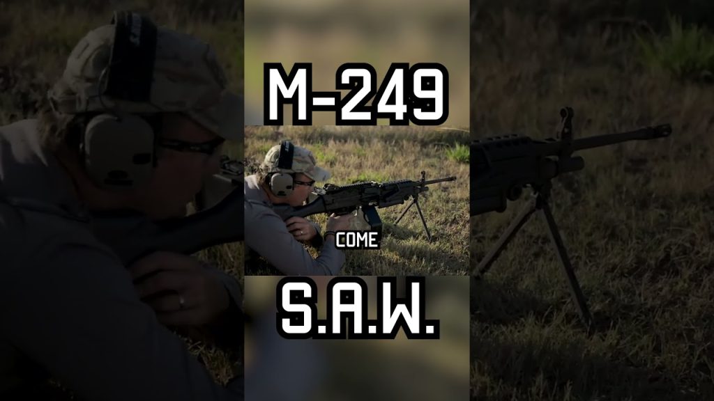 The M-249 S.A.W. is badass #shorts #m249 #military #specialforces #army