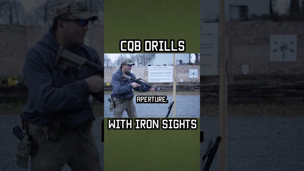 CQB Drills for Iron Sights #shorts #military #specialforces