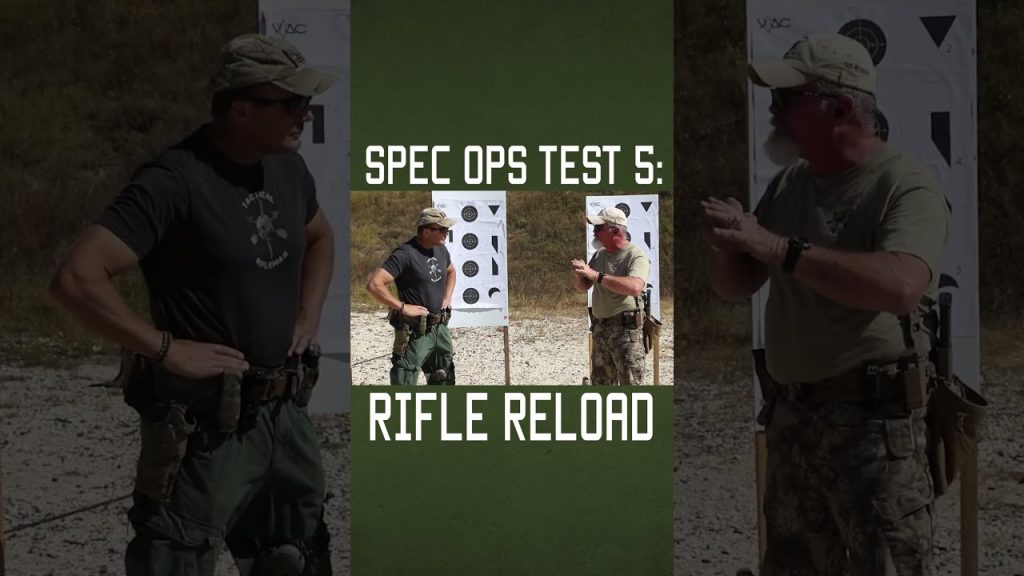 Spec Ops Test 5: Rifle Reload #shorts #military #specialforces #training #explore
