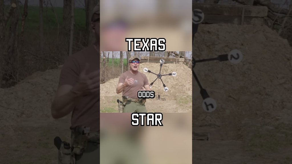 How To Shoot A Texas Star Target #shorts #training #specialforces