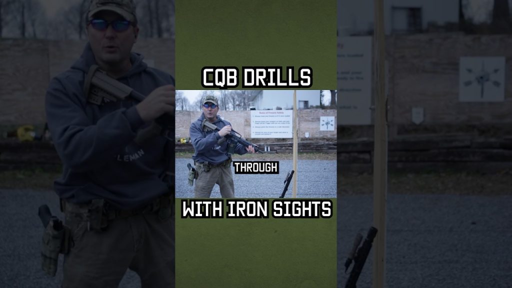 CQB Drills with Iron Sights for you to try! #shorts #military #specialforces