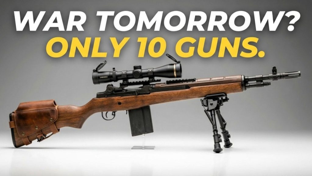 If War Starts NOW— These Are the Only 10 Guns American Preppers Need to Survive